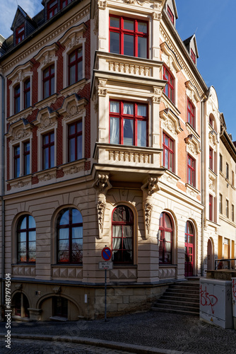Die historische Altstadt von Zeitz, Burgenlandkreis, Sachsen-Anhalt, Deutschland © dina