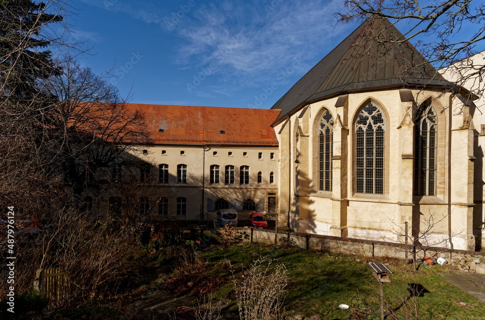 Kirche des Franziskanerkloster in Zeitz, Burgenlandkreis, Sachsen-Anhalt, Deutschland