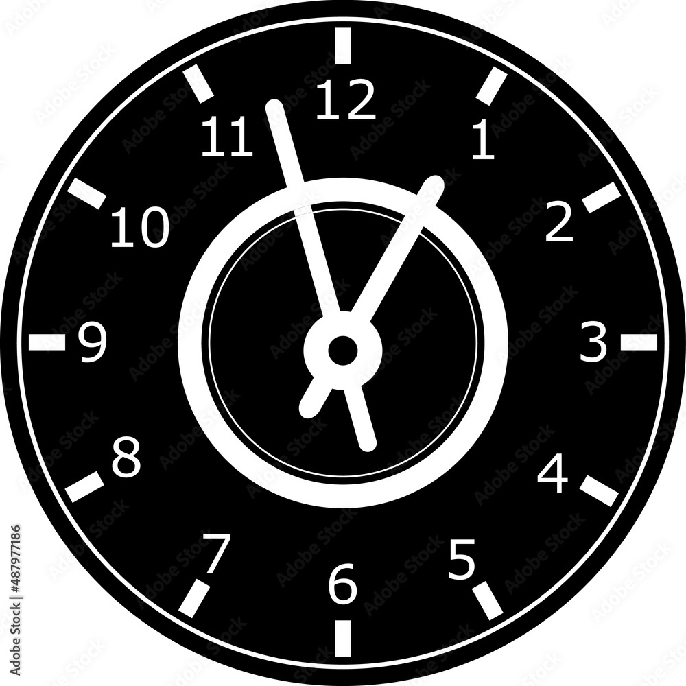 clock isolated on white clock isolated on white