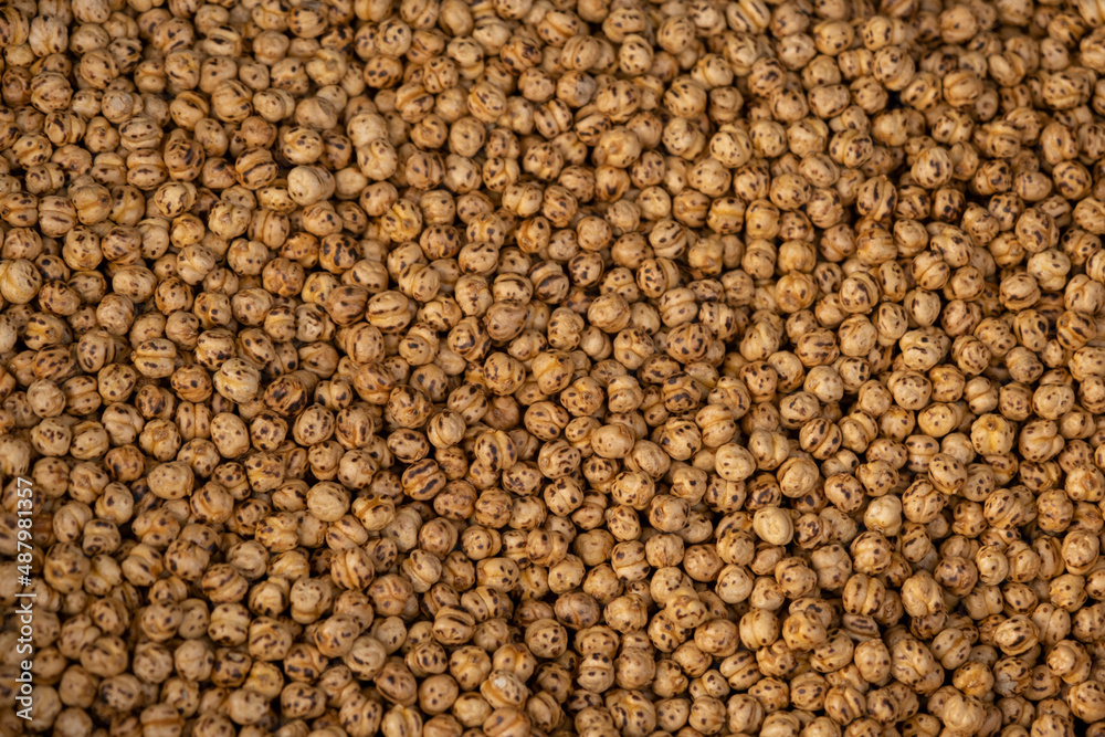 Ripe roasted chickpea sold in the market Ripe roasted chickpea sold in the market