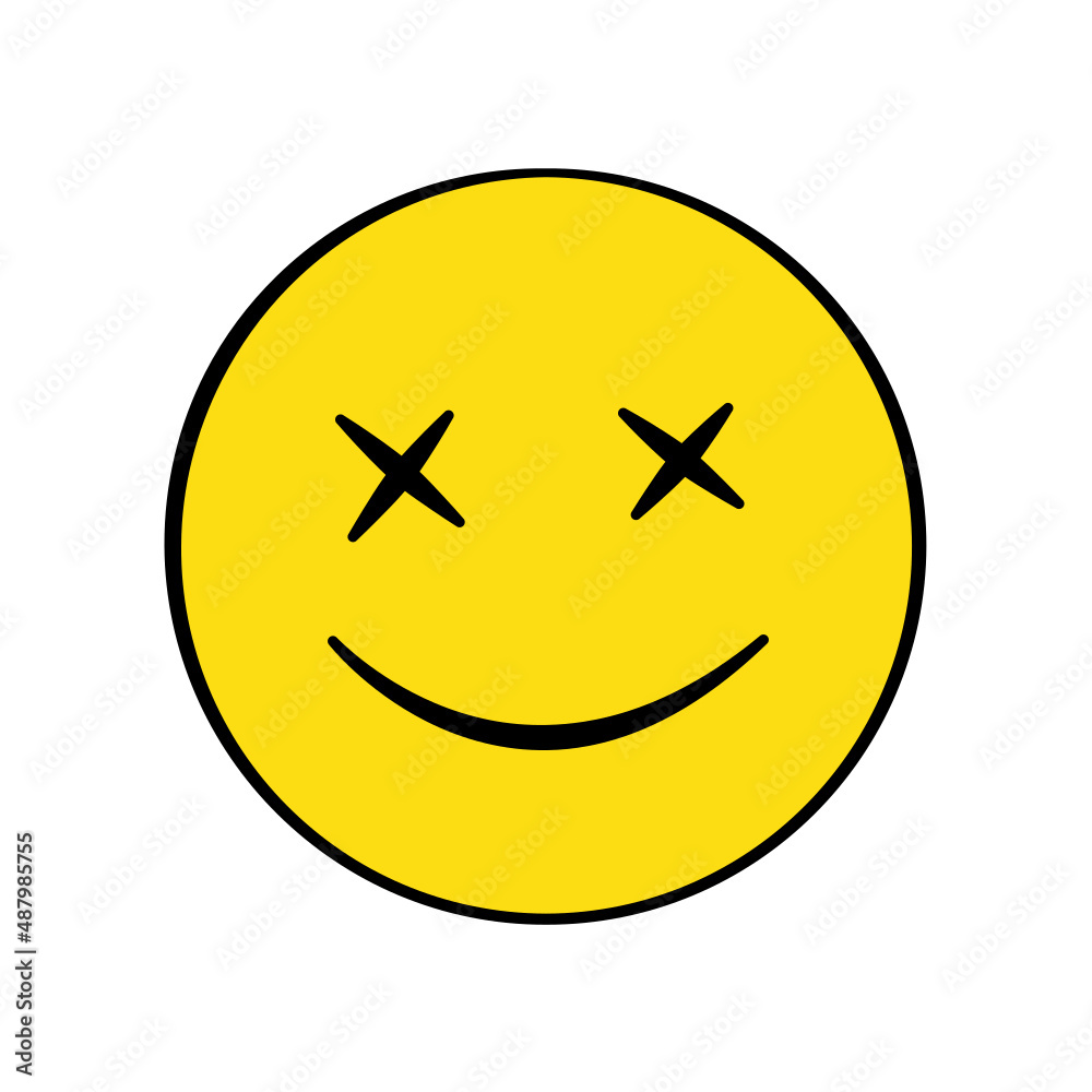 Smiling face emoji. Isolated. Vector. Cartoon Smiling face emoji. Isolated. Vector. Cartoon