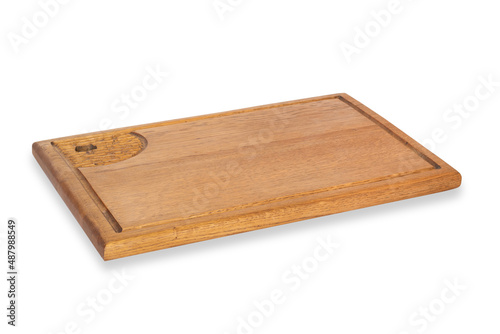 wooden cutting board  isolated