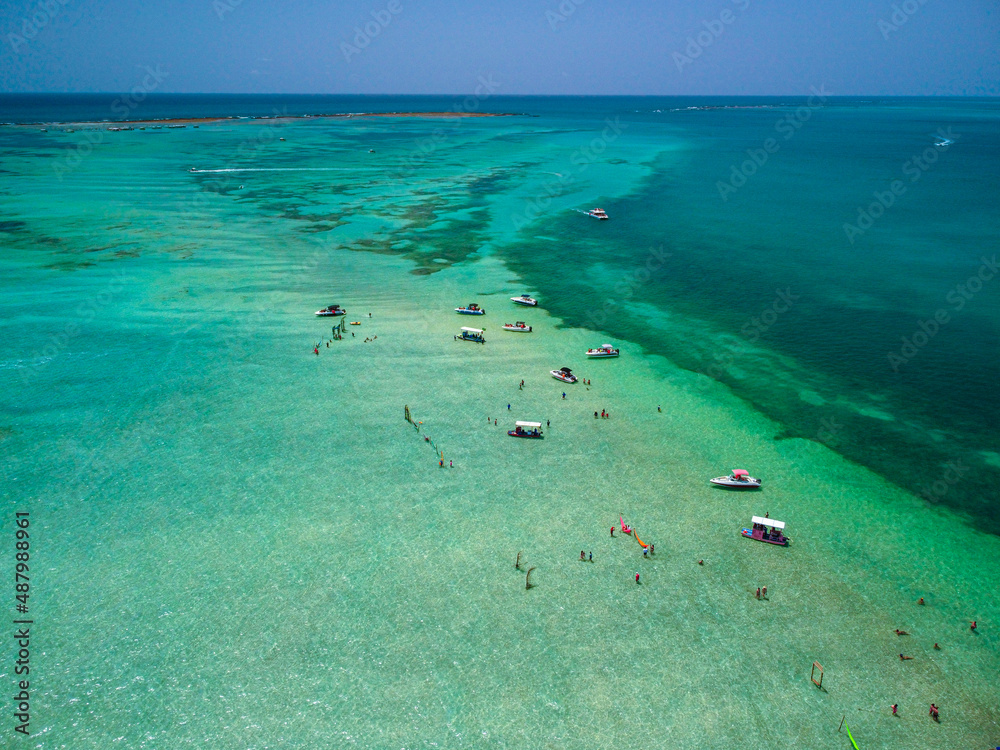 Obraz premium Caminho de Moisés em Maragogi - Alagoas - Brasil