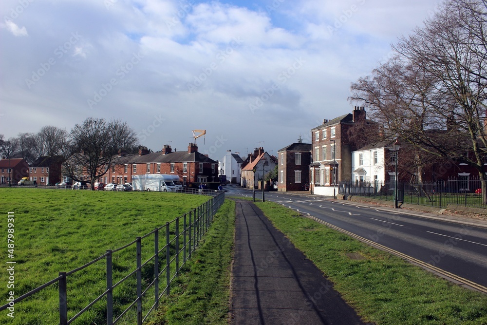 Fototapeta premium Minster Yard South, Beverley, looking east.