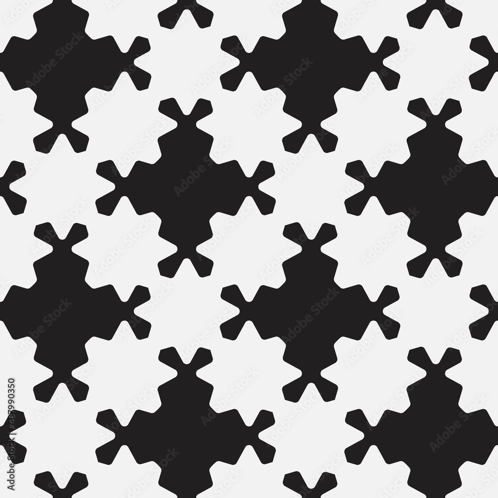 Seamless decor black pattern. Vector simple texture. Seamless decor black pattern. Vector simple texture.