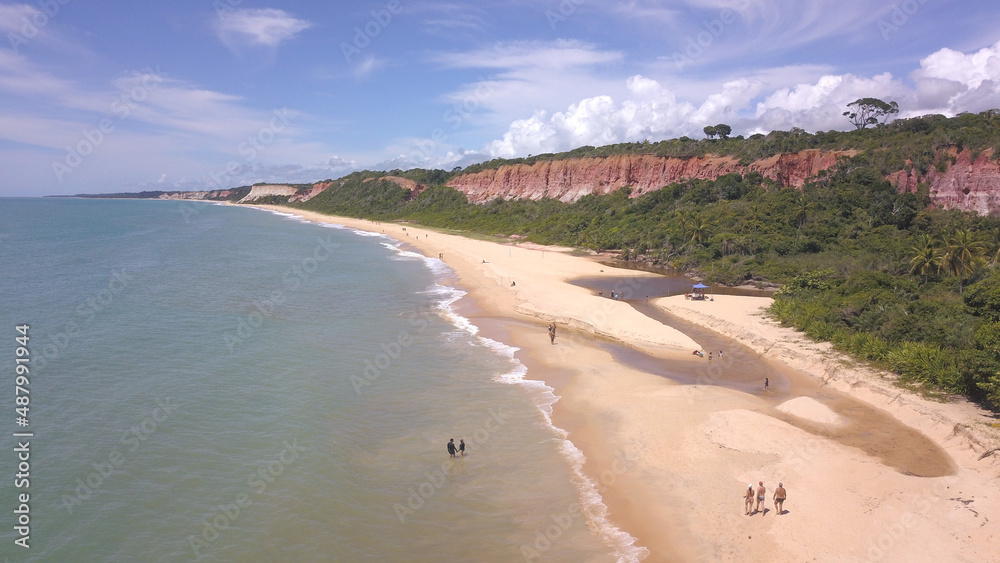 Praia de Pitinga, Arraial d'Ajuda, Bahia, Brasil.
