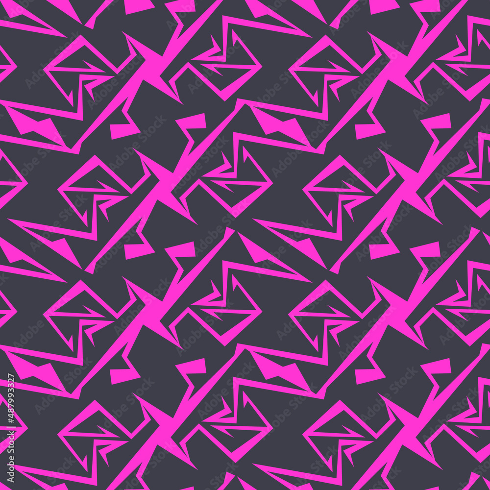 Seamless pattern with geometry vector pattern Seamless pattern with geometry vector pattern