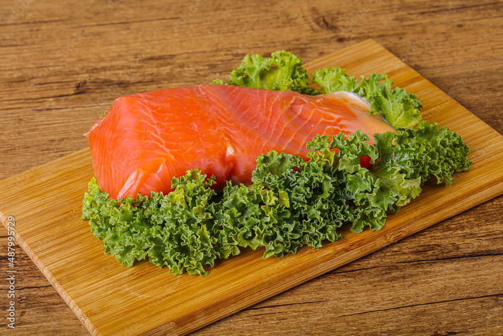 Salmon fillet slice for cooking Salmon fillet slice for cooking