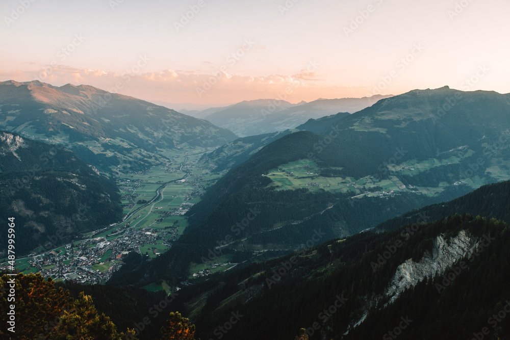 mountains in the morning Austria