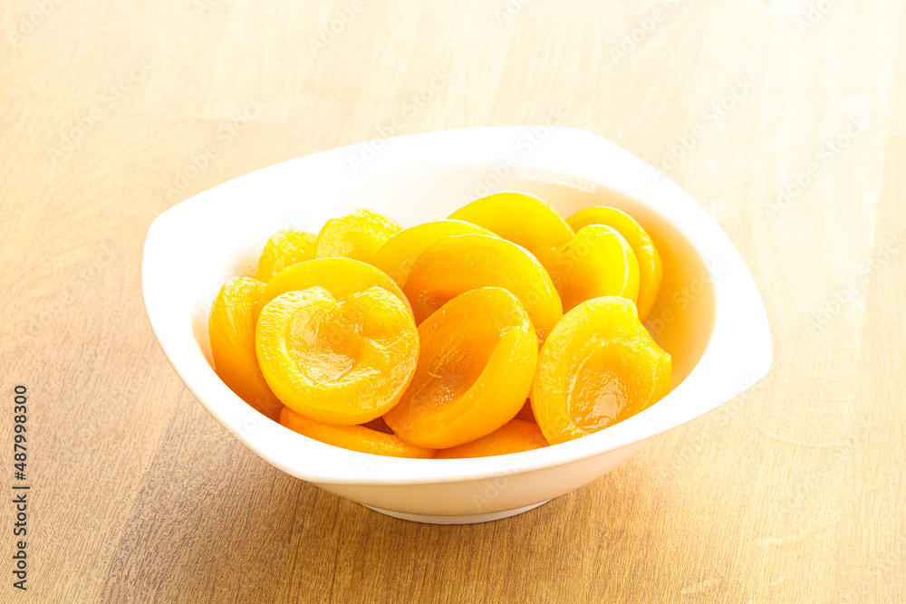 Canned apricot – sweet light dessert Canned apricot – sweet light dessert