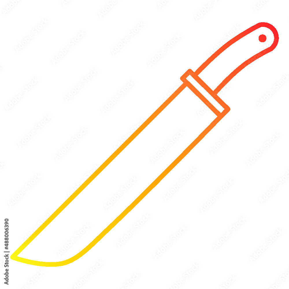 Illustration of Machete design icon Illustration of Machete design icon