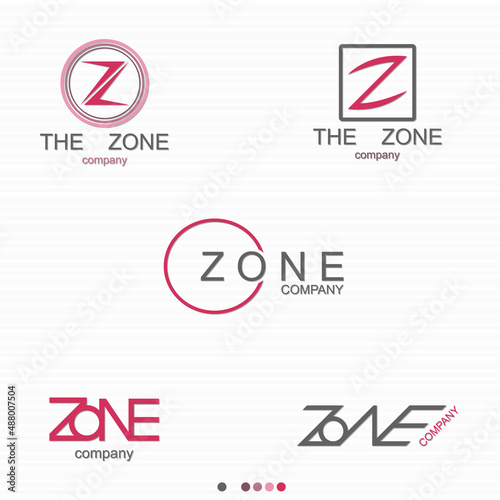 Red Zone Logo Set - Vector