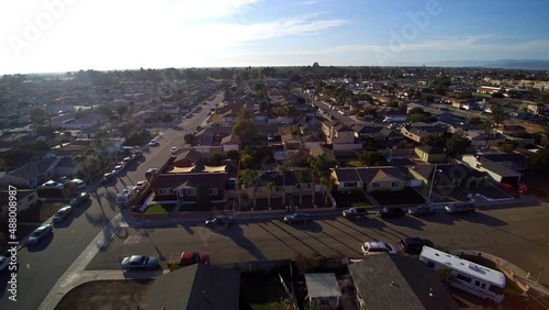 Oxnard, Port Hueneme, Aerial Flying, Amazing Landscape, California photo