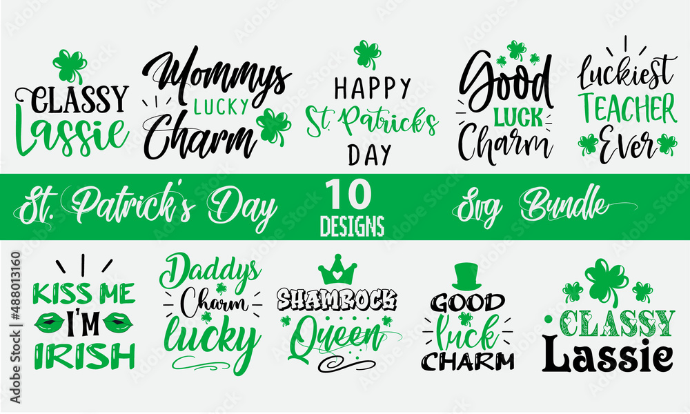 St. Patrick's Day SVG Bundle Cut File