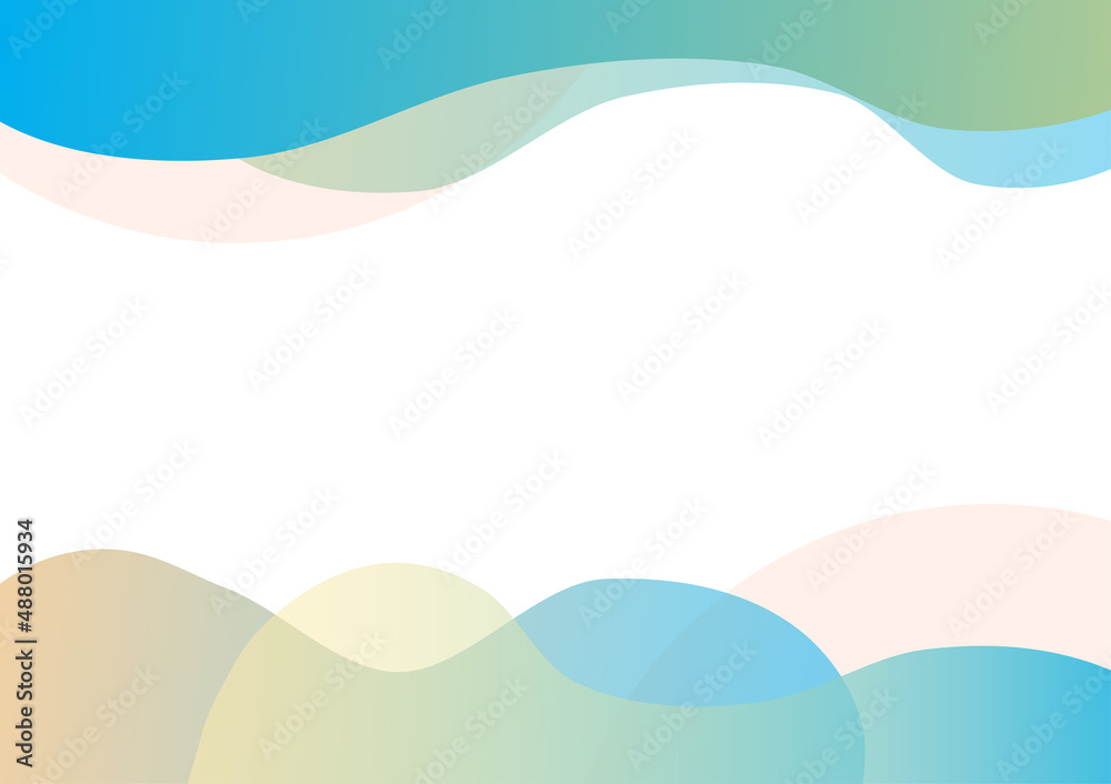 Green, Yewllo, Blue fluid wave. Duotone geometric compositions with gradient 3d flow shape. Innovation modern background design for cover, landing page.