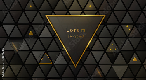Web  Background lorem triangle gray modern