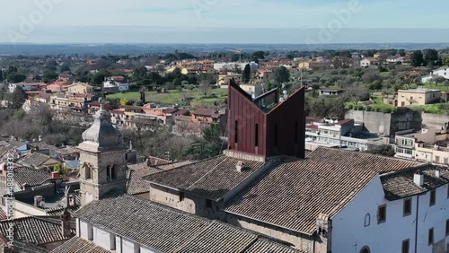 Il centro storico di Formello, paese vicino Roma.
Vista aerea di Formello, paese vicino Roma, Lazio, Italia.