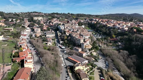 Il centro storico di Formello, paese vicino Roma.
Vista aerea di Formello, paese vicino Roma, Lazio, Italia.
