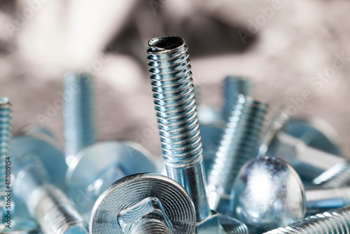 metal steel bolts for nuts for installation work