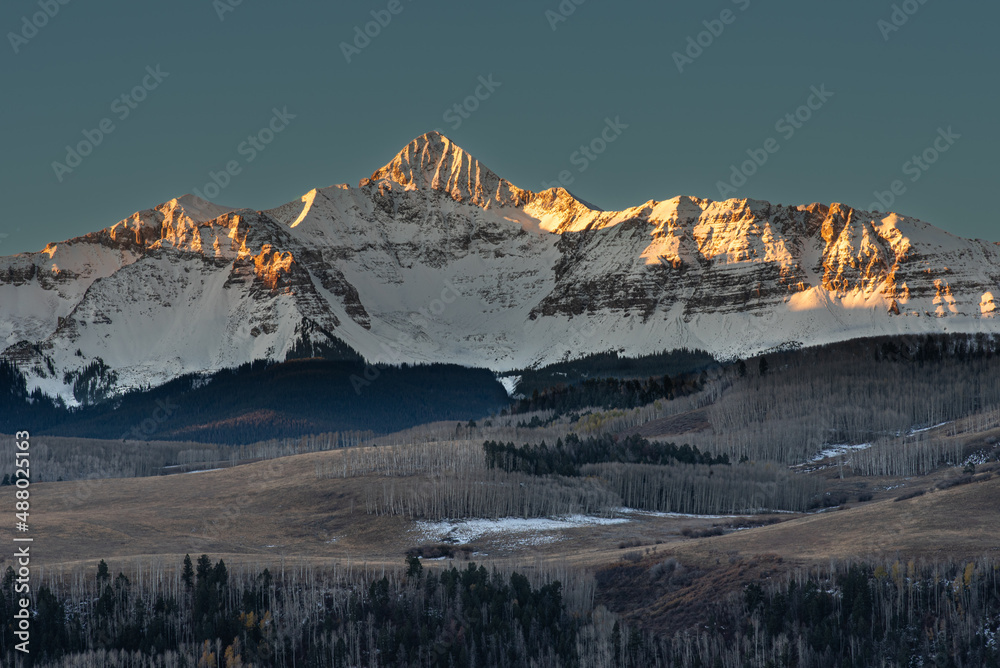 Sunrise on Mt. Wilson Near Telluride, CO Sunrise on Mt. Wilson Near Telluride, CO