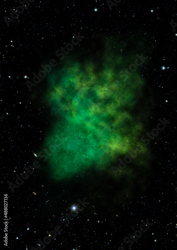 Small part of an infinite star field