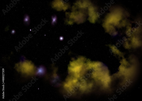 Small part of an infinite star field