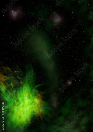 Small part of an infinite star field
