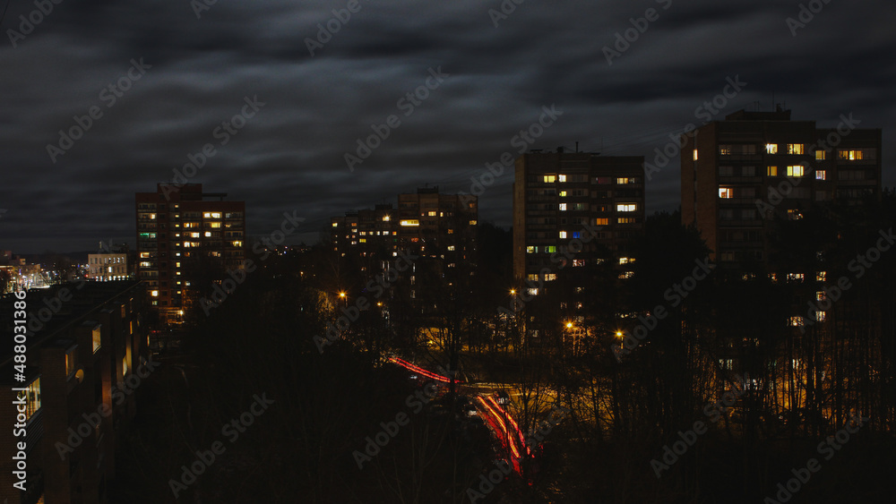Obraz premium The city can never sleep