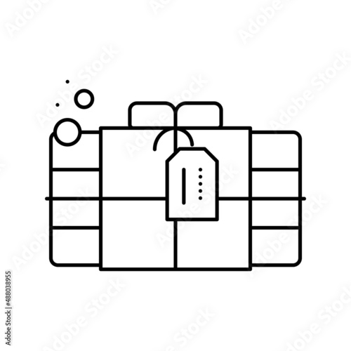 handmade soap line icon vector isolated illustration