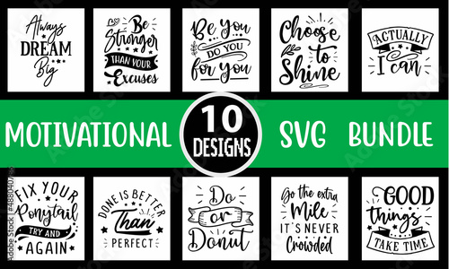 Motivational SVG Bundle