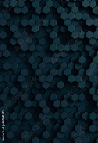 dark hexagon pattern background