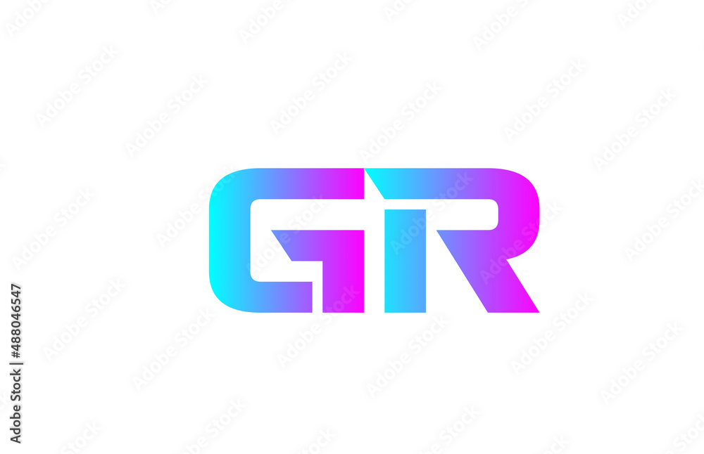 GR pink alphabet letter logo icon design. Creative letter combination for business or company GR pink alphabet letter logo icon design. Creative letter combination for business or company