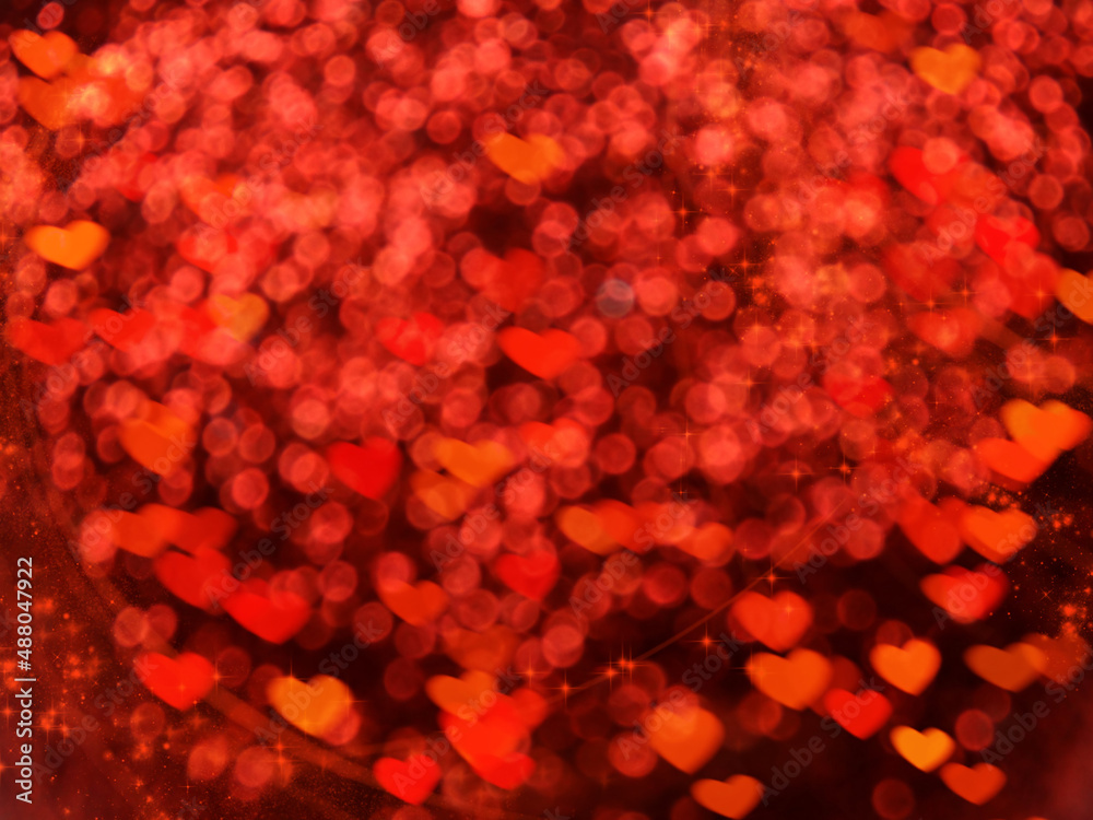 abstract hearts lights garland blurs background shiny bokeh abstract hearts lights garland blurs background shiny bokeh