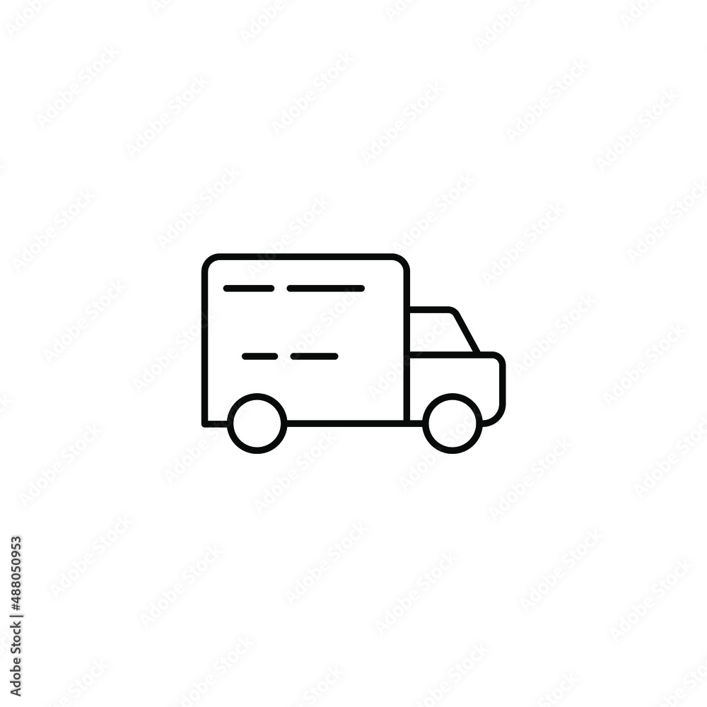 delivery icons symbol vector elements for infographic web