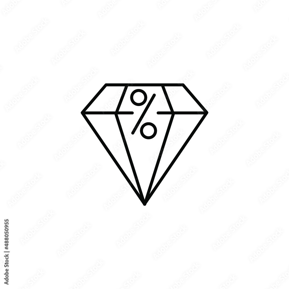 diamond icons symbol vector elements for infographic web