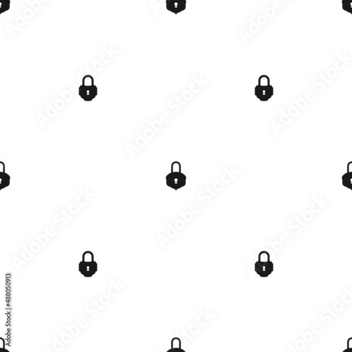 Seamless ornament with vintage locks. Secret concept. Mystery, clue and magic wallpaper. Mystical fairytale, fantasy secrecy background