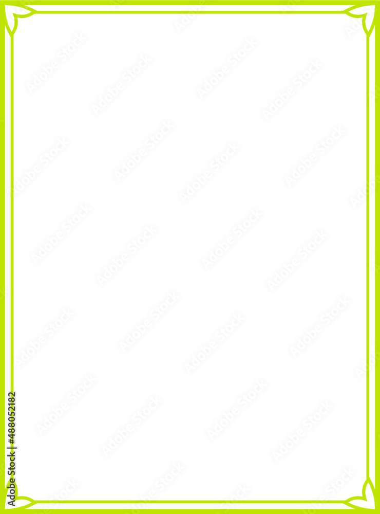 Vector border frame. Light green background or book page. Simple rectangular billboard, plaque, signboard or label Vector border frame. Light green background or book page. Simple rectangular billboard, plaque, signboard or label