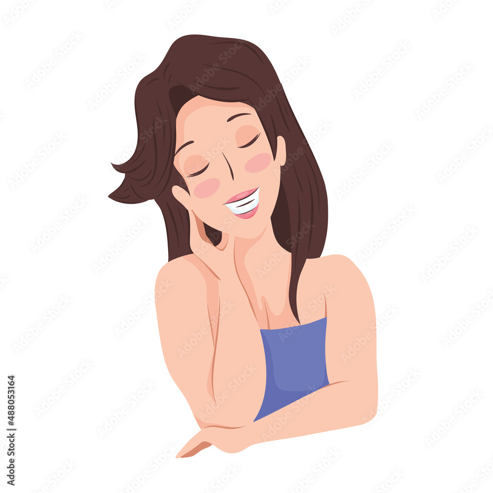 pretty woman smiling pretty woman smiling