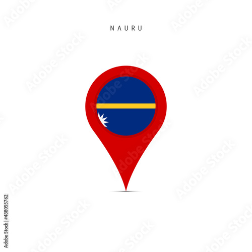 Teardrop map marker with flag of Nauru. Nauruan flag inserted in the location map pin. Flat vector illustration isolated on white background. Free Download Teardrop map marker with flag of Nauru. Nauruan flag inserted in the location map pin. Flat vector illustration isolated on white background. - GFXLoad