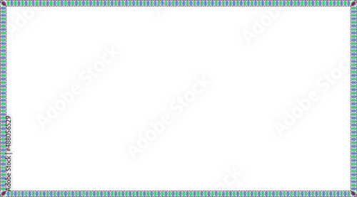 Crystals Border with transparent background