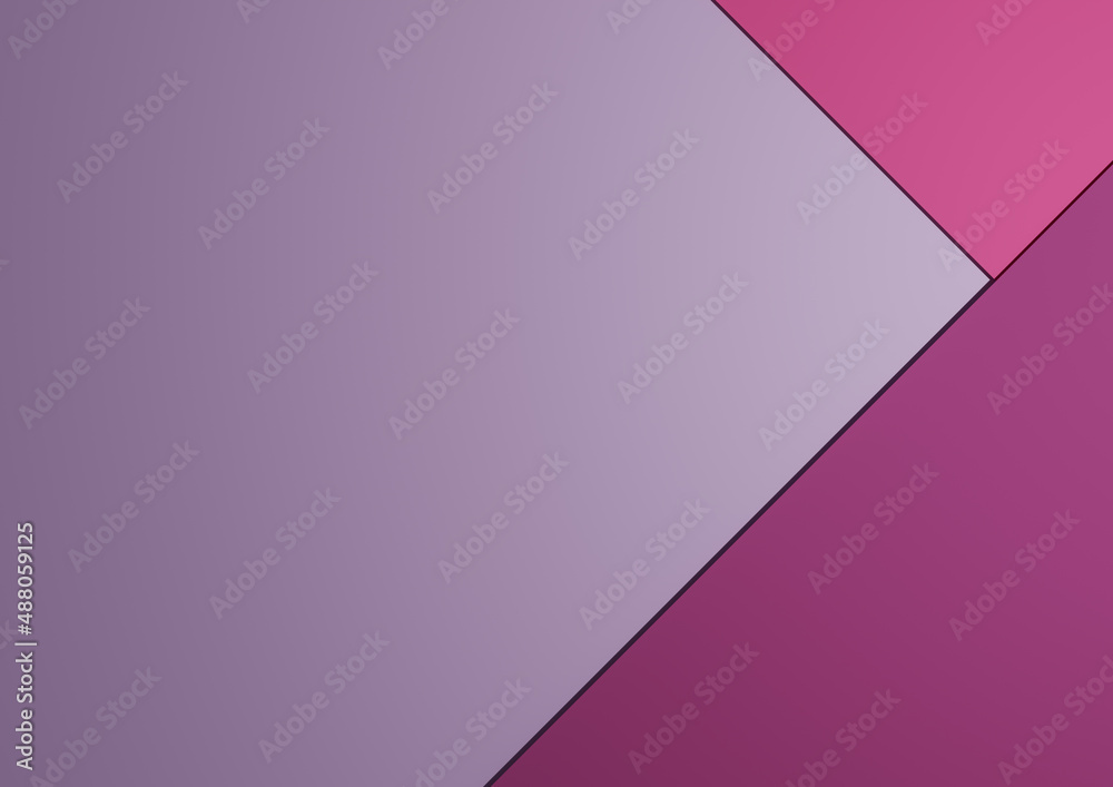 Top view 3D render of minimal colorful purple, bright purple, pastel violet paper composition background with copy space for presentation wallpaper with place for text Top view 3D render of minimal colorful purple, bright purple, pastel violet paper composition background with copy space for presentation wallpaper with place for text