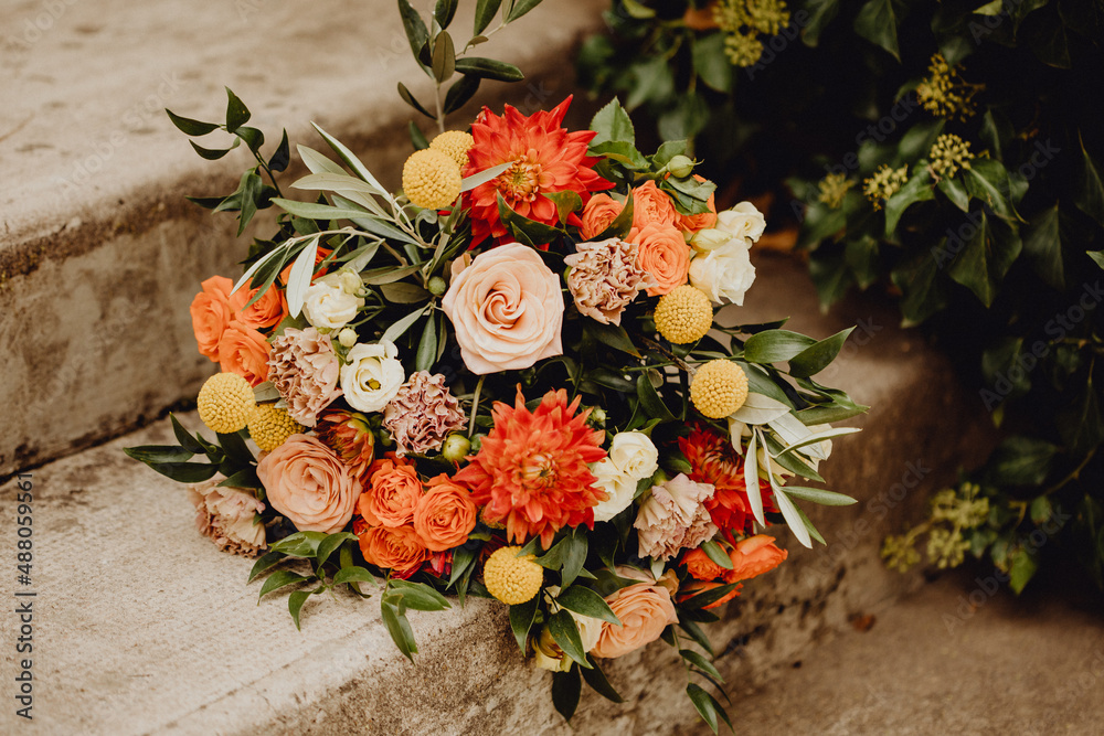 Bouquet de fleurs de la mariée