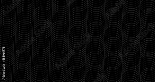 Wallpaper Mural Render with minimalistic metal circles background Torontodigital.ca