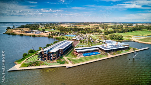 Accommodation Pool and Buildings at Yarrawonga Sebel Hotel