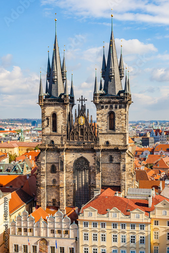 Photography Church of Mother of God before Tyn in Prague