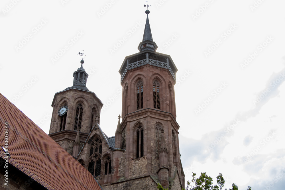 The market church (St. Johannis) in the old town of Göttingen in Lower Saxony is a three-nave Gothic hall church from the 14th century.