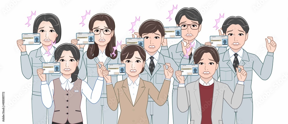 Obraz premium 工場で働く人々