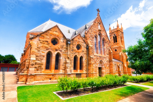 Wagga Cathedral Side lawn photo