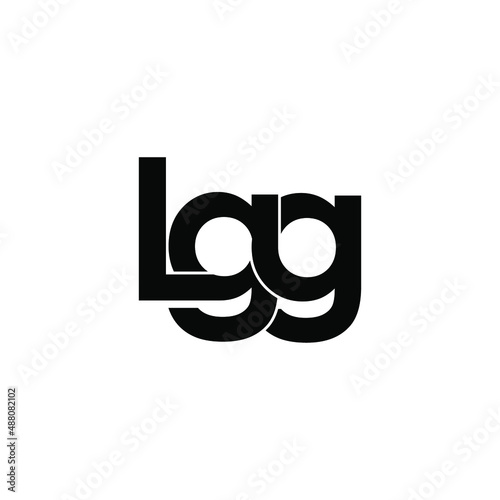 lgg letter original monogram logo design
