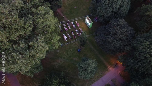 Outdoor cinema, ealing green